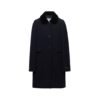 Cappotto monopetto in tela natte