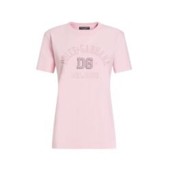 T-shirt oversize jersey ricamo logo