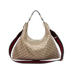 Borsa Hobo Horsebit Beige